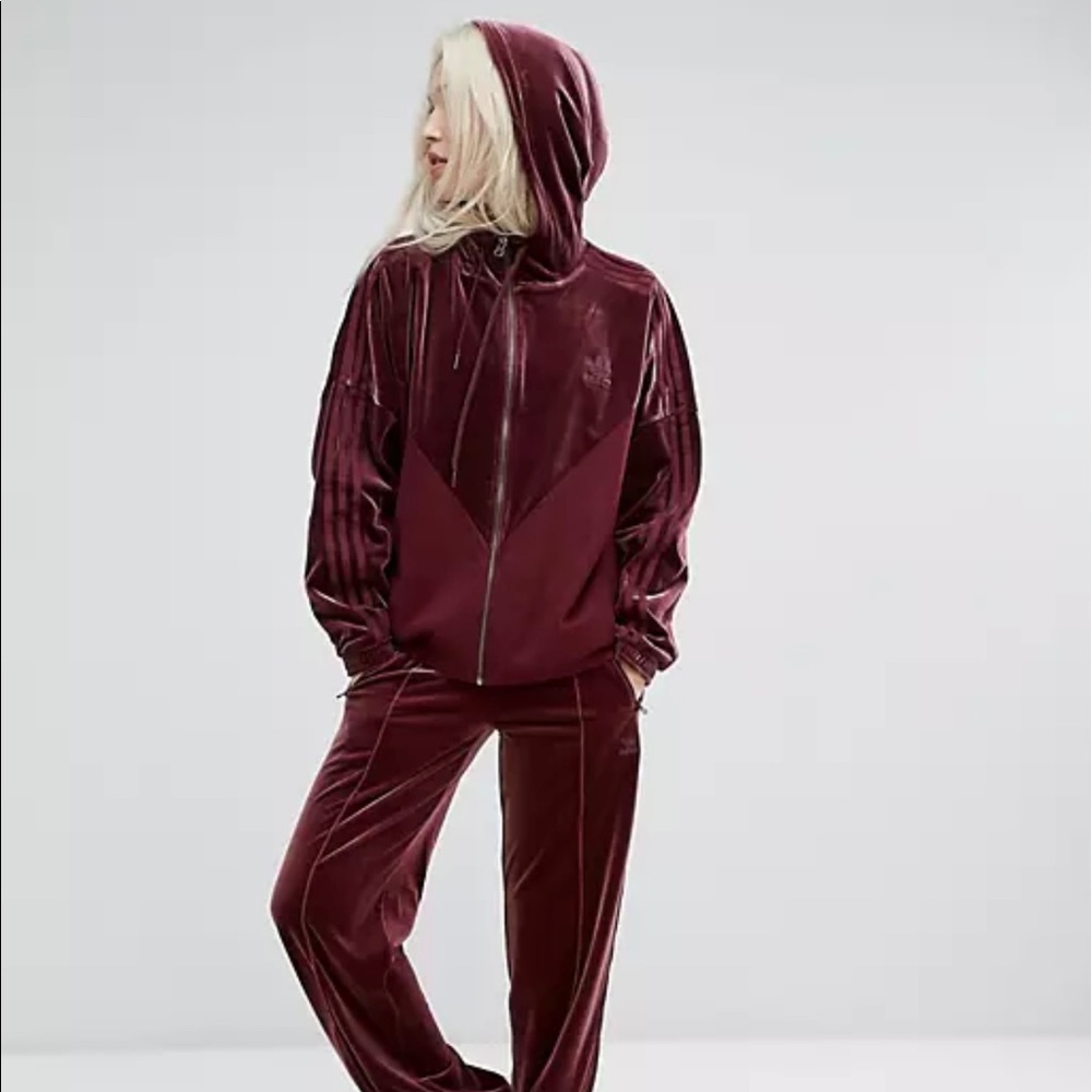 ADIDAS VELOUR JACKET